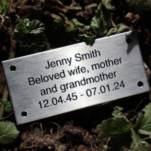 We Remember plaque