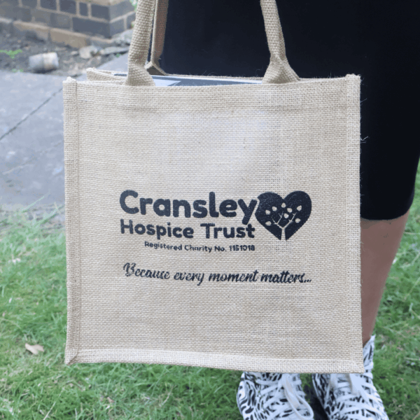 Cransley Hospice Trust Jute Shopper