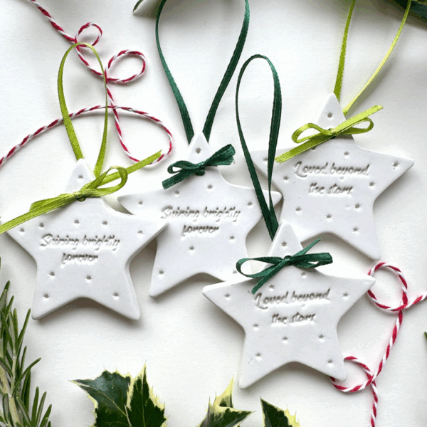 Handcrafted Ceramic Star Ornament