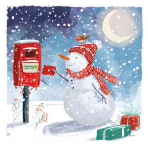 Snowman Post Box