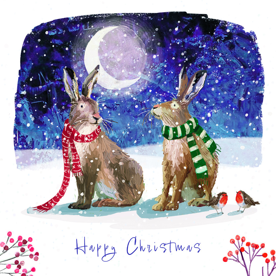 Festive Hares